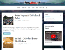 Tablet Screenshot of fordaddict.com